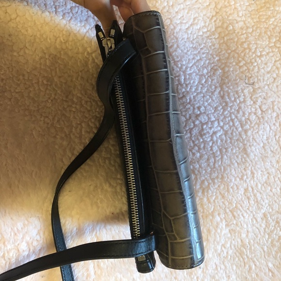 Alexander Wang croc gray flap bag - Picture 5 of 7